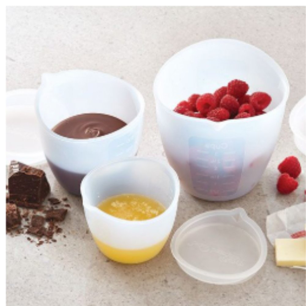 New in box, Pampered Chef Silicone Prep Bowls